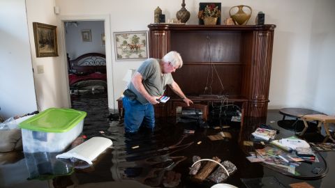 Residents in Longs, South Carolina, are already experiencing Florence flooding.