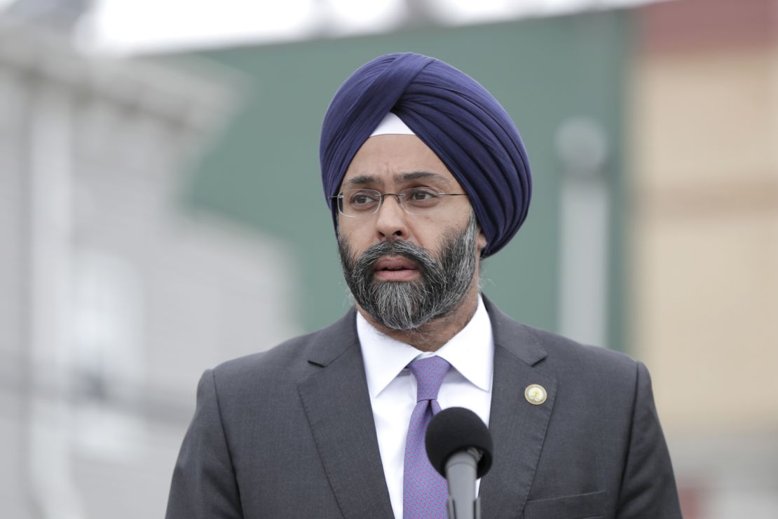 New Jersey Attorney General Gurbir Grewal's religion was the subject of Saudino's taped remarks.