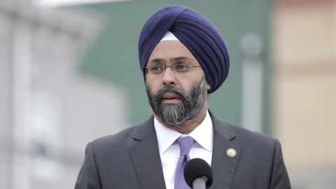 New Jersey Attorney General Gurbir Grewal's religion was the subject of Saudino's taped remarks.