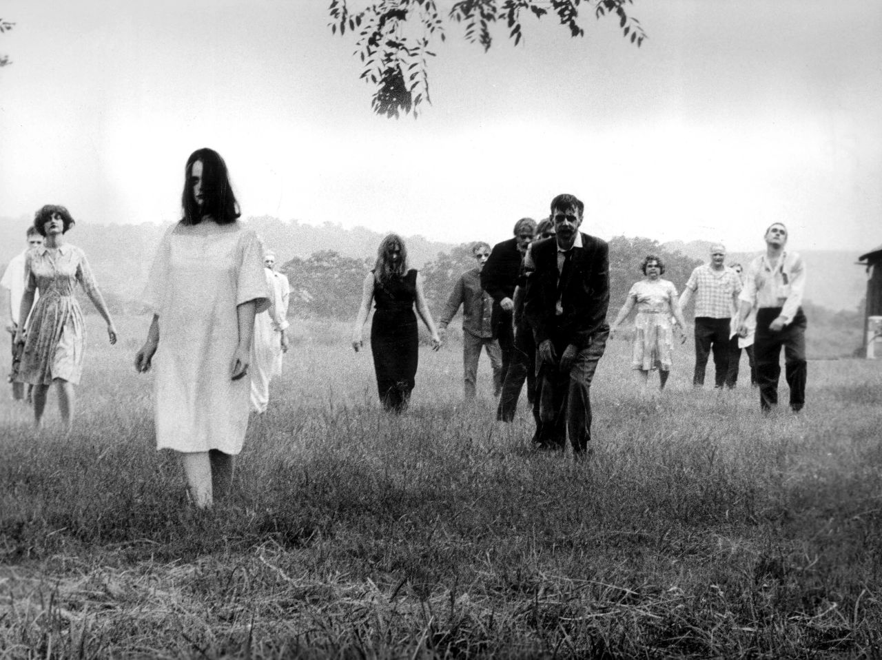 The birth of the modern zombie in "Night Of The Living Dead" (1968).