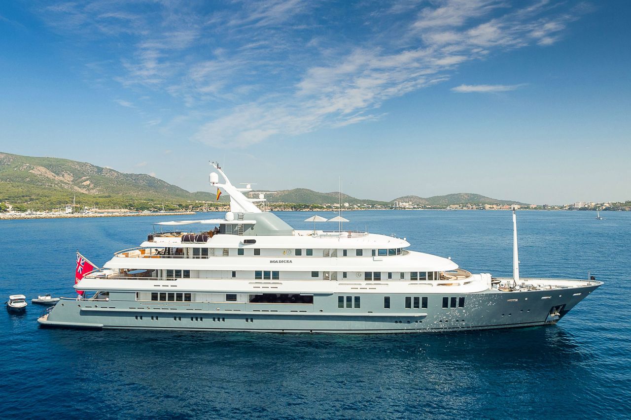 Built in 1999, Amels' 251ft Boadicea was recently refitted in 2017.