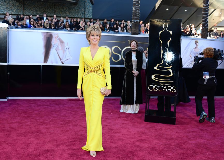 Jane Fonda at the 2013 Academy Awards. 