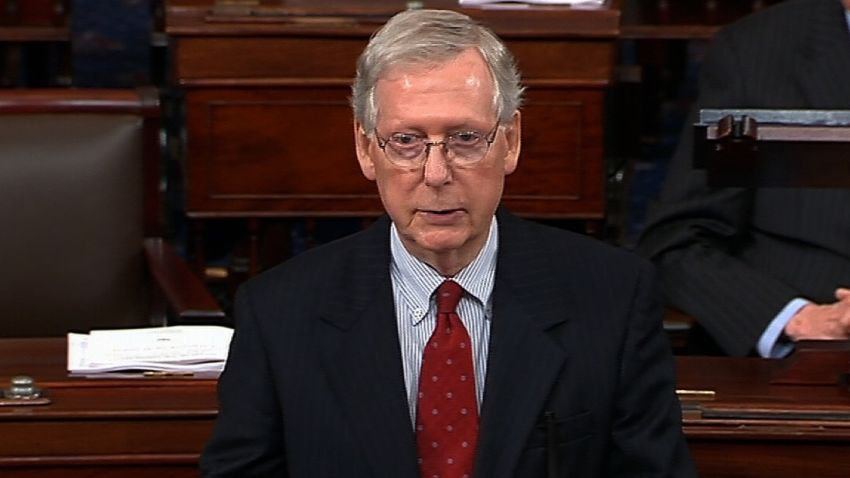 Sen. Mitch McConnell on the Senate floor on 9/42.