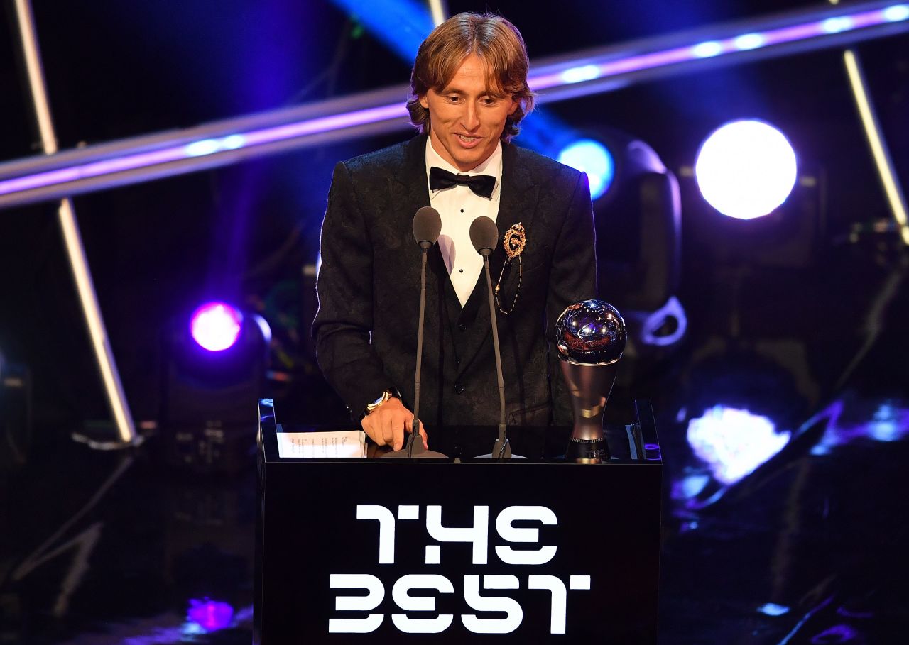 Real Madrid and Croatia midfielder Luka Modric thanked his family, fans and captain of the Croatian 1998 World Cup team Zvonimir Boban after being named  Best FIFA men's player of 2018. 