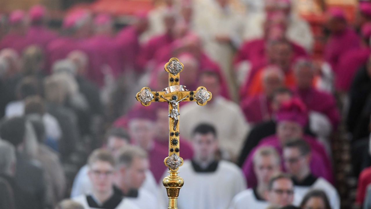 Members of the German Bishops' Conference at the opening Mass of the conference on September 25 in the city of Fulda in central Germany.