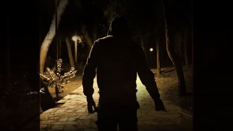 An ad in Indiana, funded by One Nation -- a conservative nonprofit affiliated with the Senate Leadership fund -- shows a menacing man walking in the darkness as it warns of criminal immigrants. The same image also appears in an ad airing in Kansas focusing on that state's Congressional race, criticizing a candidate's stance on sanctuary cities. 