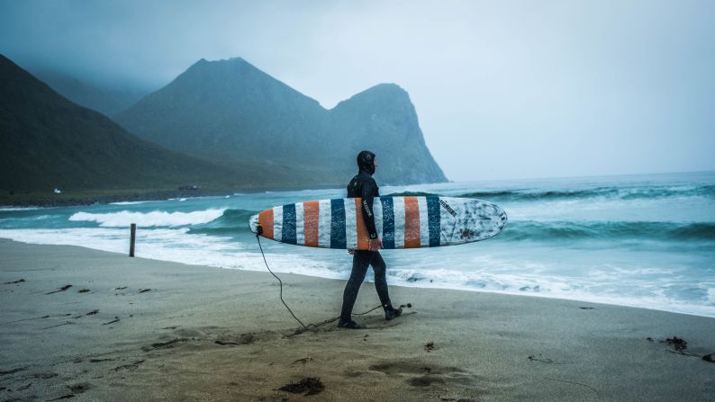 <strong>Unstad Beach: </strong>Dubbed the world's northernmost surfing championship -- the Lofoten Masters takes place on Unstad Beach each year, attracting surfers from all over the world.