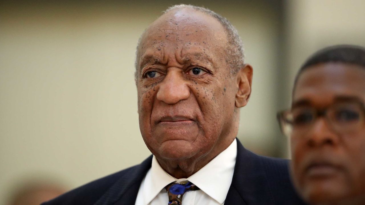 NORRISTOWN, PA - SEPTEMBER 24: Actor and comedian Bill Cosby returns to the courtroom after a break with his spokesman Andrew Wyatt at the Montgomery County Courthouse, during his sexual assault trial sentencing in Norristown, Pennsylvania, U.S. September 24, 2018. (Photo by David Maialetti/Pool/Getty Images)