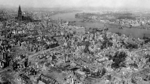 Massive air raids during WWII not only impacted the ground, but reached space as well.