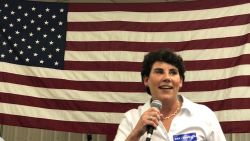 Retired fighter pilot Amy McGrath said she wanted to serve her country again, this time in Congress.