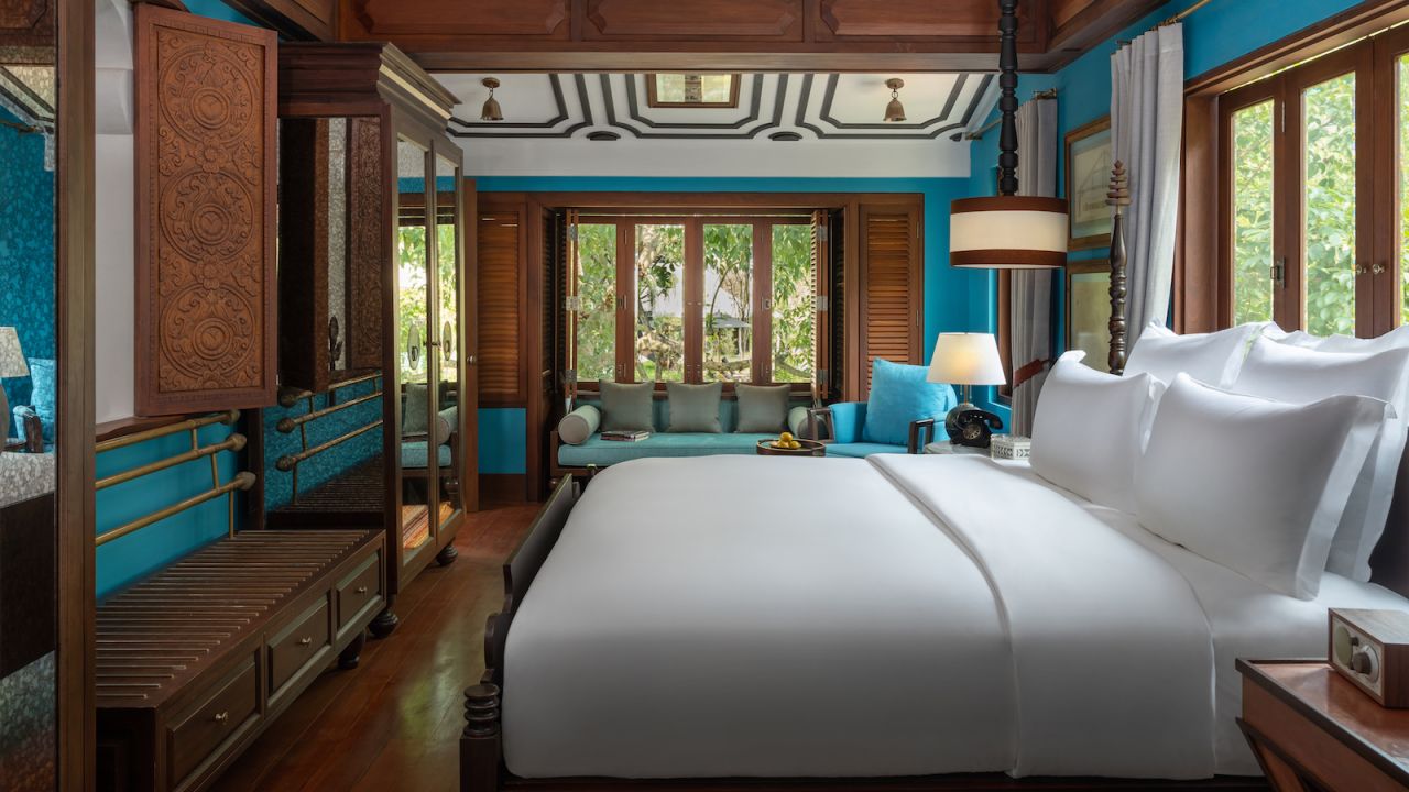 <strong>Riverside suite: </strong>"For a guest to stay here, it's really a learning experience," says Elias Pertoft, managing director of Rosewood Luang Prabang. "You learn about a forgotten era of exploration that's exciting and brings a new light to the destination."