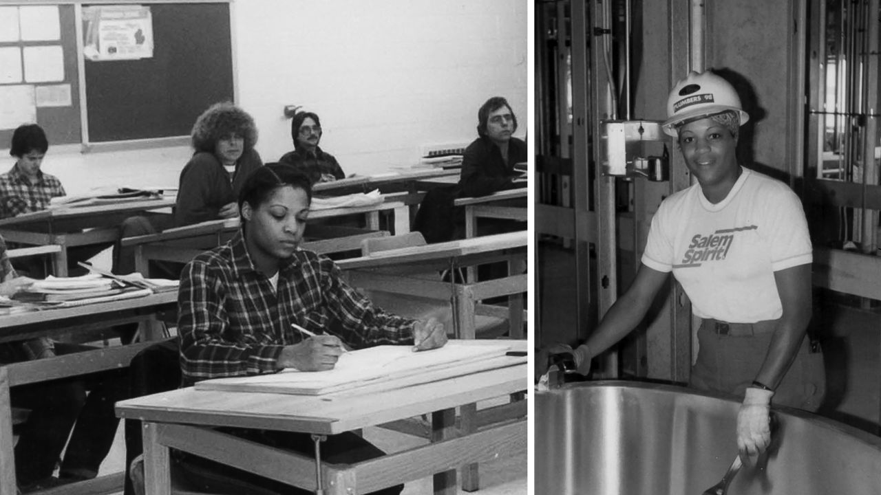 Adrienne Bennett was the first woman to successfully complete a plumbing apprenticeship program in the state of Michigan.