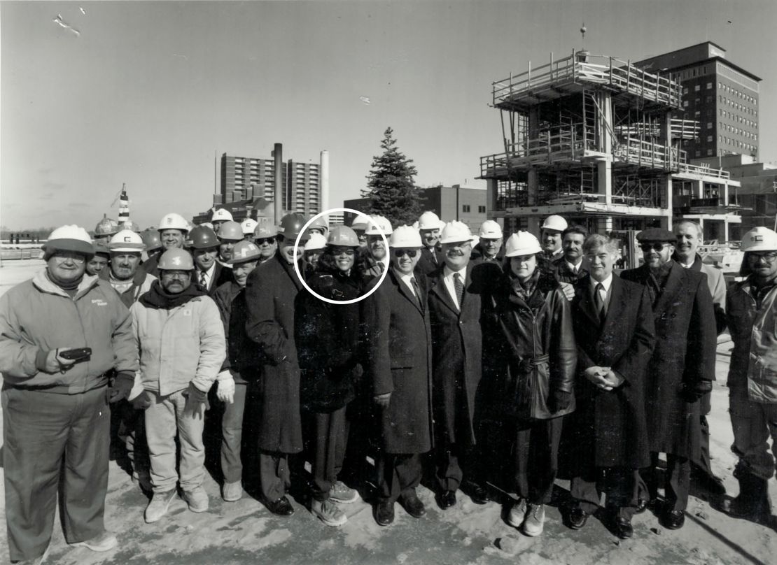 Bennett as a project manager at a construction site.