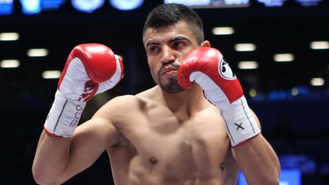 Ortiz, here in a 2014 bout in New York, once held the welterweight title.