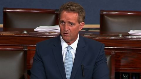 Senator Flake speaking at 1:16p