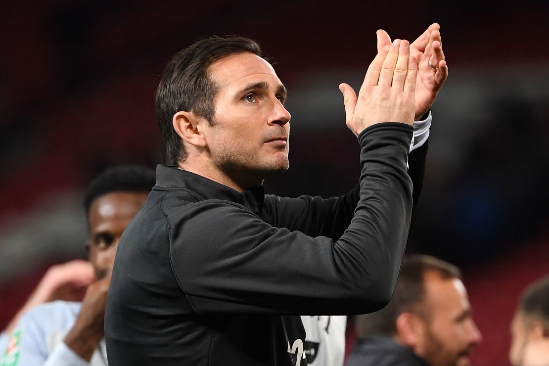Lampard was appointed Derby manager in May 2018.