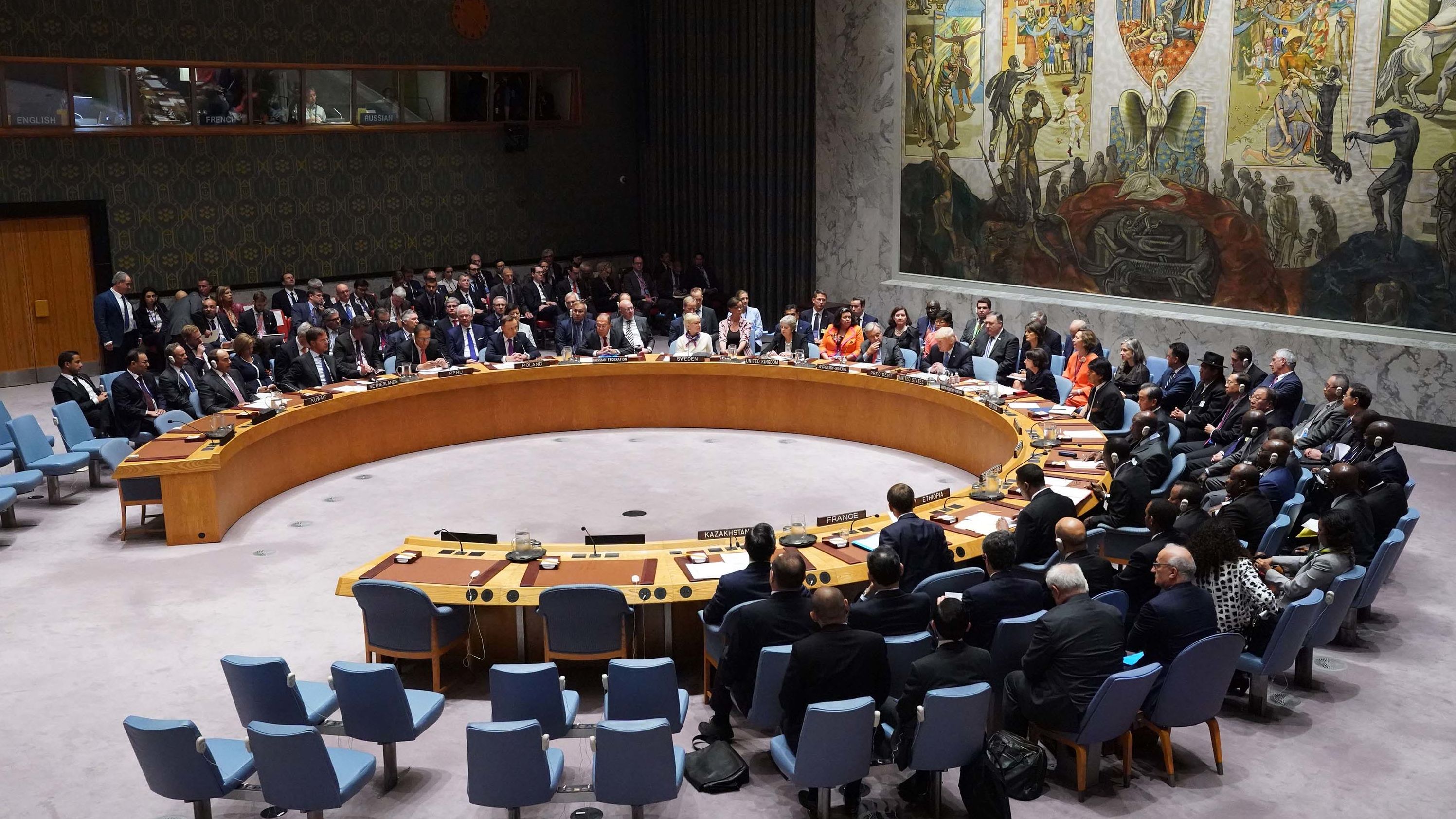 The UN Security Council meets to discuss nonproliferation on Wednesday, September 26.