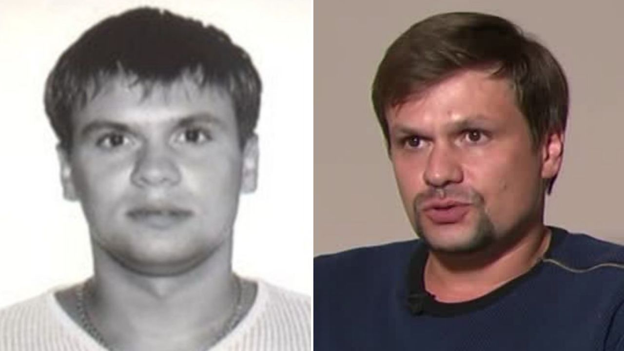 As part of their report, Bellingcat released an image of a man they claim to be Col. Anatoliy Chepiga (L). They allege this is one of the same men who appeared in an interview on RT last month (R), named by British authorities as Novichok suspect "Ruslan Boshirov," which is believed to be an alias.