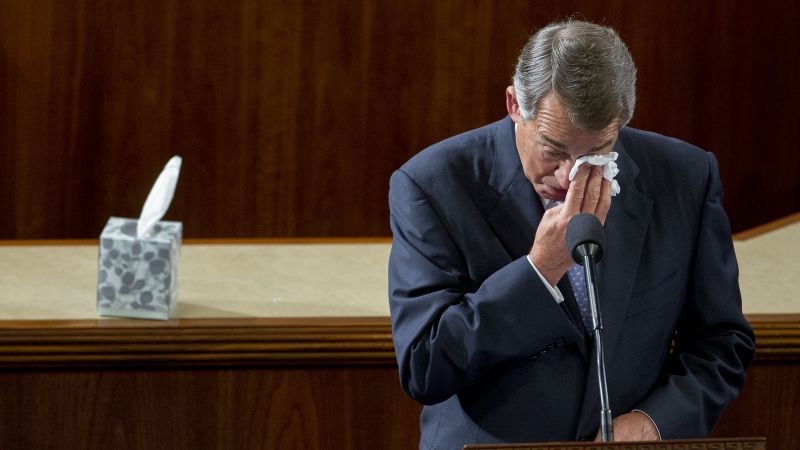 Opinion: John Boehner’s tears don’t make up for this | CNN