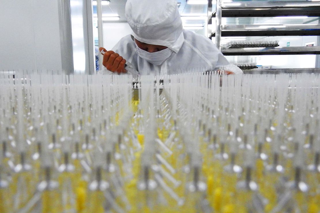 A factory in eastern China that makes medical equipment, one of the industries where the Chinese government wants to boost homegrown technology.