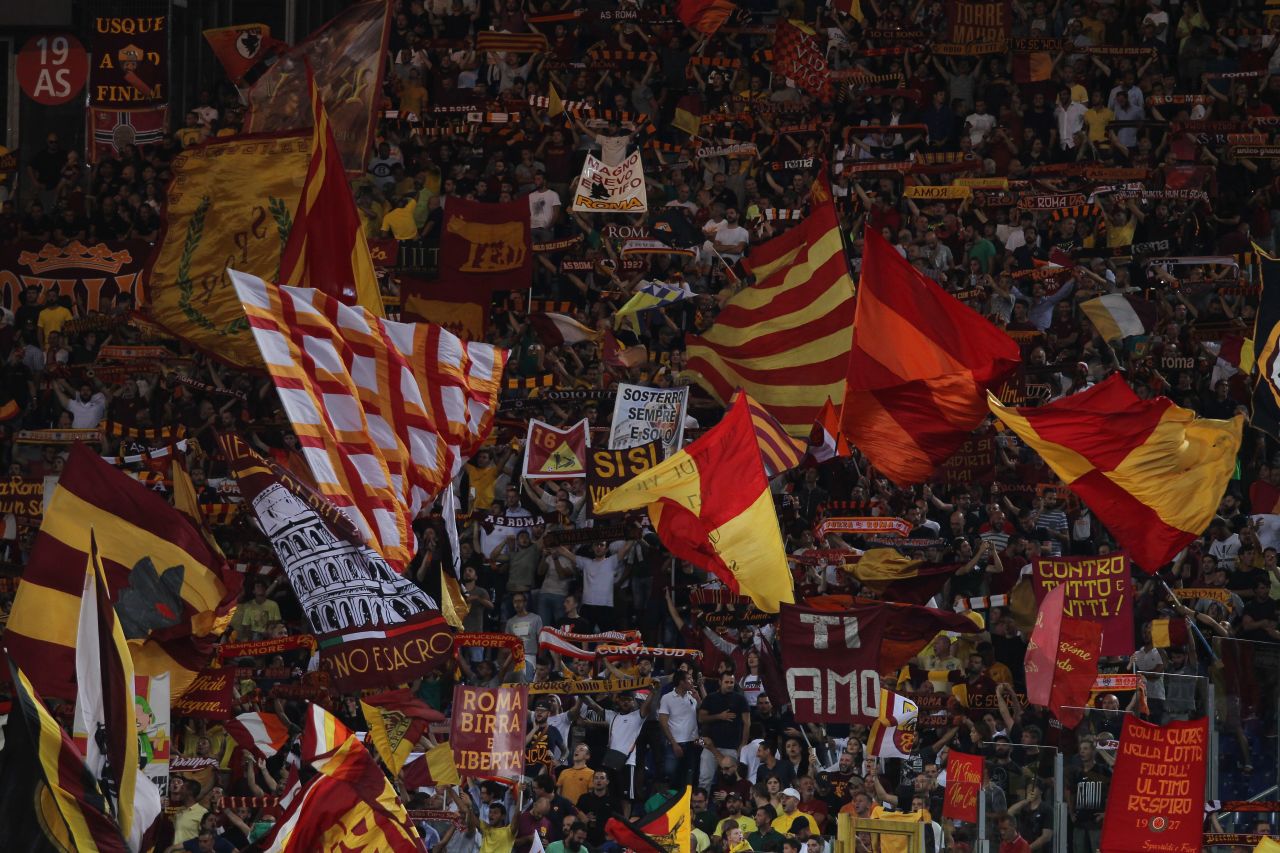 The Stadio Olimpico in Rome is a gladiatorial like venue. With a capacity of 72,698, the stadium is home to both Roma and Lazio. The fiery atmosphere is magnified by the traditional surroundings which helps produce a caldron of noise.  