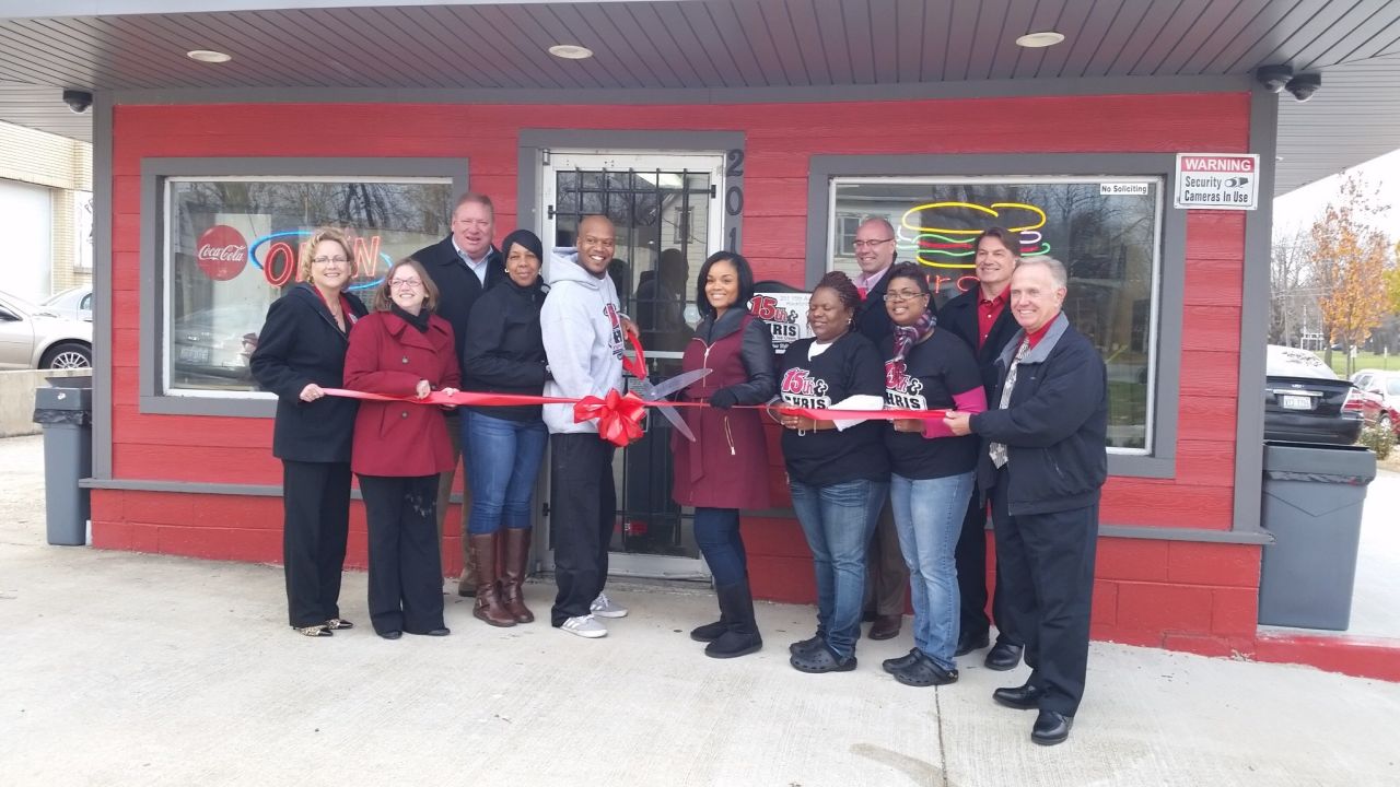 James Purifoy's burger joint, 15th & Chris in Rockford, Illinois, attracts customers from miles around.