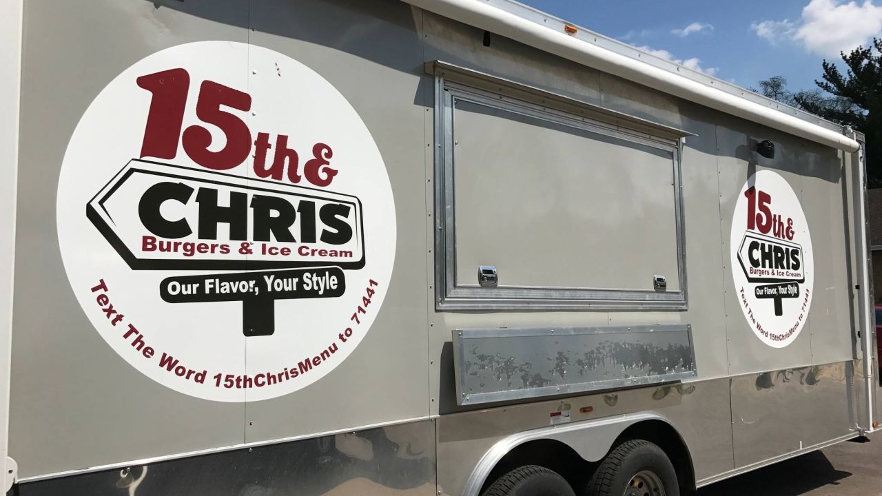 Purifoy bought a food truck to cater events and sell burgers around town.