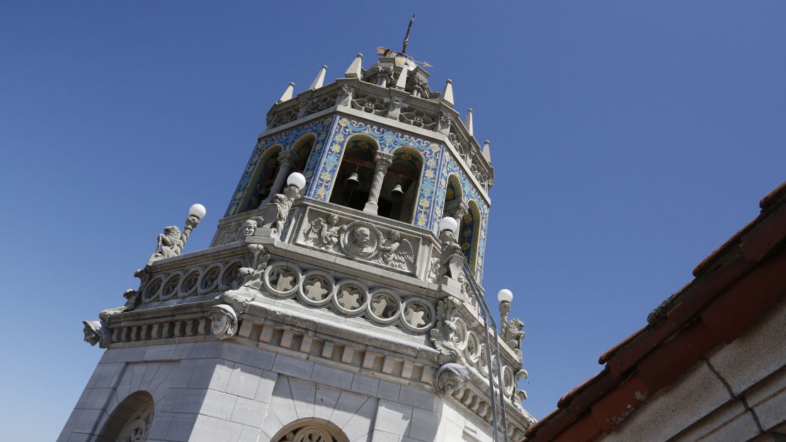 There are two bell towers, and each contains 18 bells.