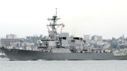 The USS Decatur, seen in this file photo,  sailed within 12 nautical miles of the Spratly Islands, two US officials told CNN.