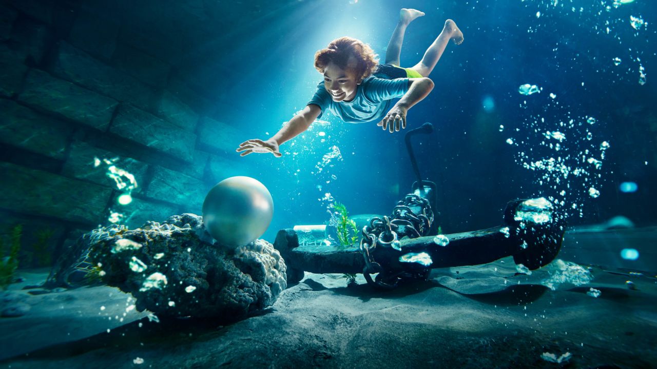 <strong>Yas Waterworld: </strong>With a pearl diving theme and 40 rides, slides and attractions, it's easy to understand why Yas Waterworld water park is a hit. There's also a mermaid school. <br />
