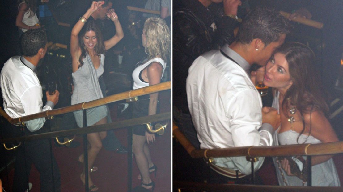 Ronaldo and Kathryn Mayorga met at Las Vegas' Rain nightclub, the lawsuit says.