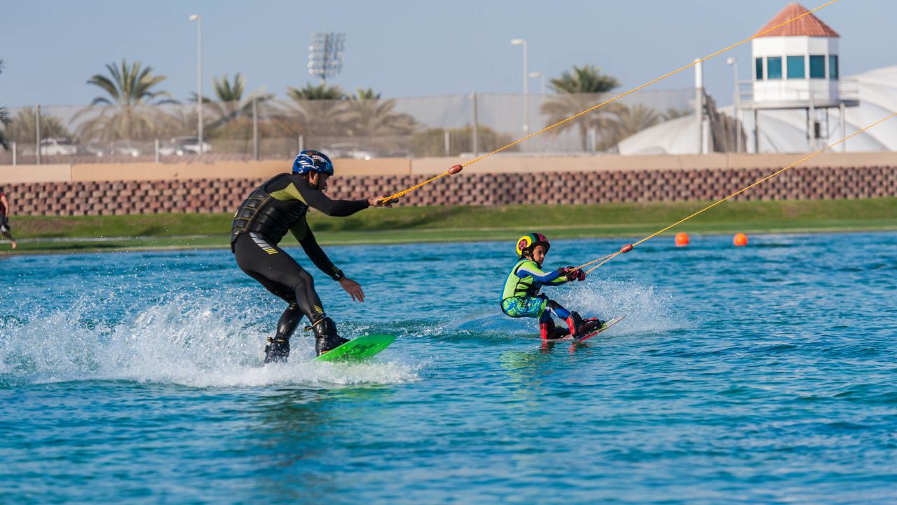 Al Forsan International Sports Resort: From wakeskating to wakeboarding.