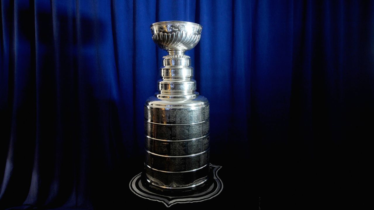 The three-foot, 35-pound, 125-year-old Stanley Cup.