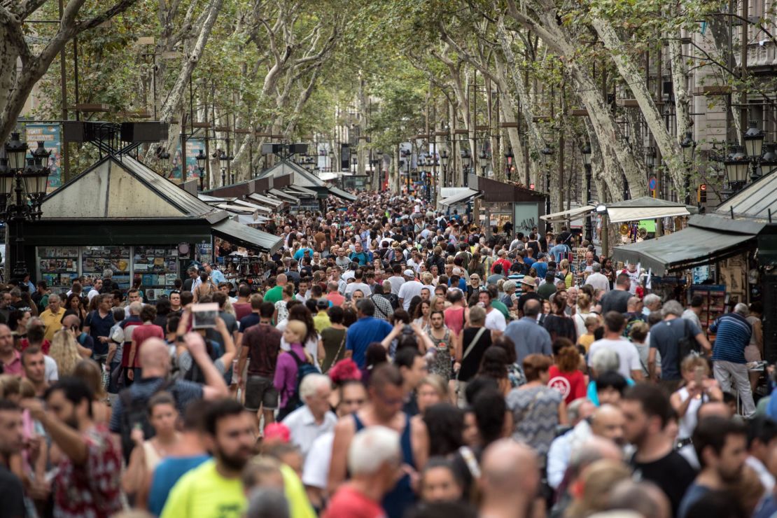 You can barely ramble along Las Ramblas in Barcelona these days.