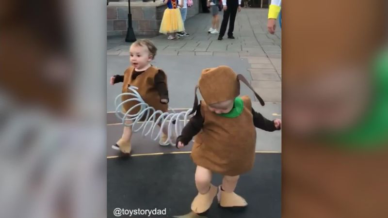 Slinky dog cheap costume for two