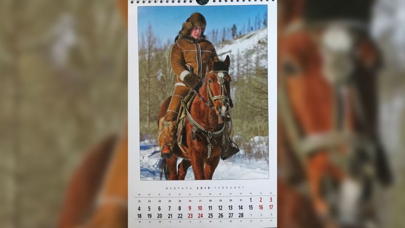 Putin likes to project himself as a keen outdoorsman.