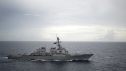 161013-N-WF272-396 SOUTH CHINA SEA (Oct. 13, 2016) Guided-missile destroyer USS Decatur (DDG 73) operates in the South China Sea as part of the Bonhomme Richard Expeditionary Strike Group (ESG). The Bonhomme Richard ESG is operating in the South China Sea in support of security and stability in the Indo-Asia Pacific region. (U.S. Navy photo by Petty Officer 2nd Class Diana Quinlan/Released)