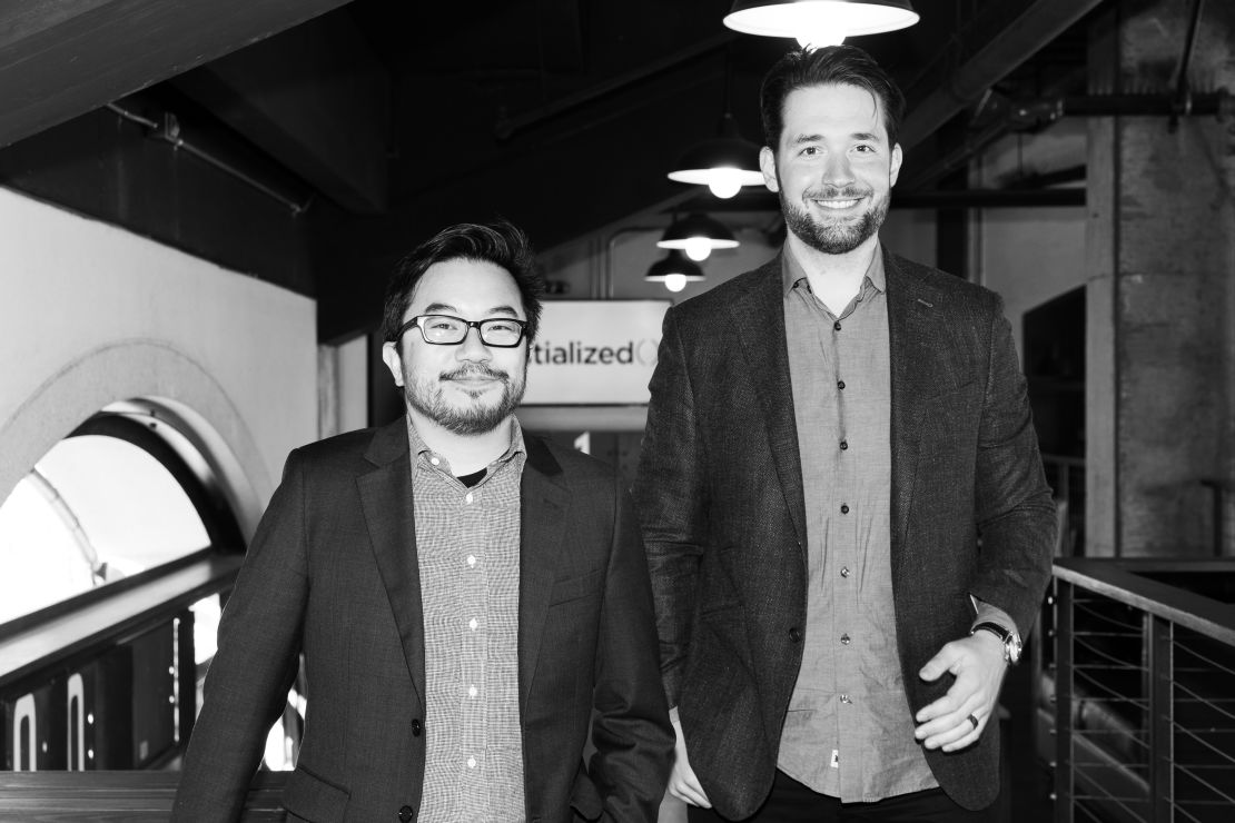 Garry Tan (left) and Alexis Ohanian