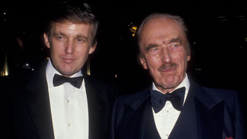 NEW YORK CITY - DECEMBER 12:  Donald Trump and Fred Trump attend "The Art of the Deal" Book Party on December 12, 1987 at Trump Tower in New York City. (Photo by Ron Galella/WireImage)