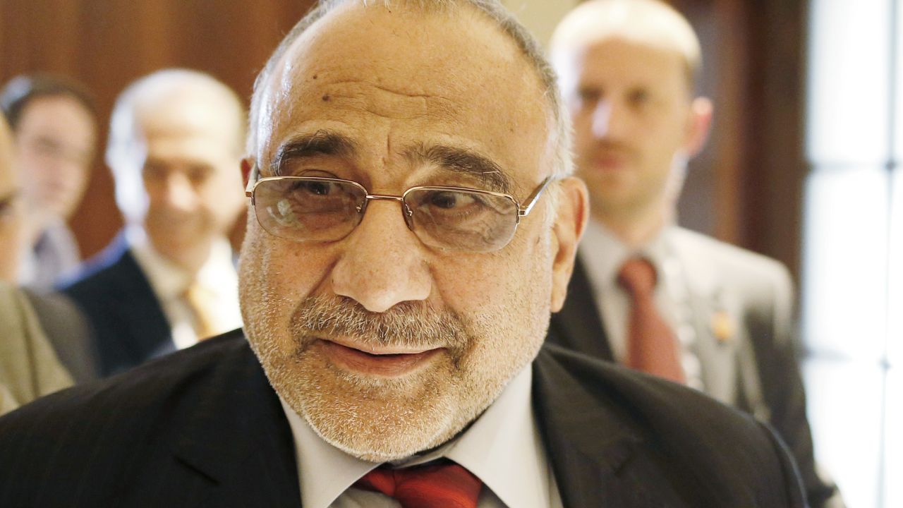 Iraq's newly appointed prime minister-designate, Adil Abdul al-Mahdi, pictured in 2015.