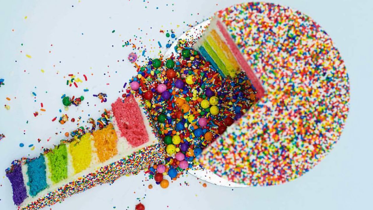 Flour Shop's explosion cake.