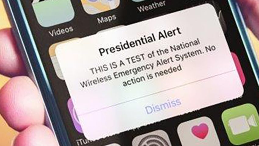 Presidential alert from FEMA