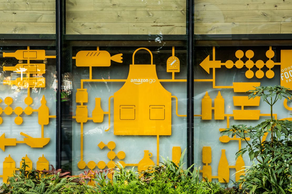 Amazon Go's innovative grocery concept store. The first Go store opened in January.