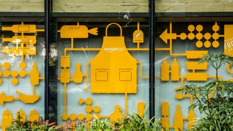Amazon Go's innovative grocery concept store. The first Go store opened in January.