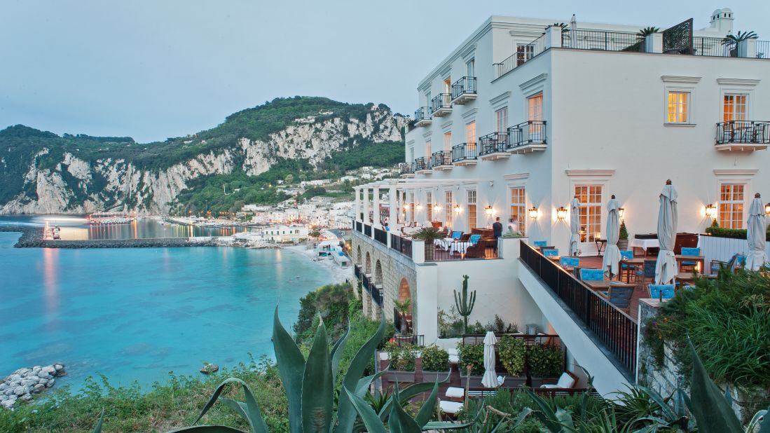 <strong>J.K. Place (Capri): </strong>More minimal than other high-end Amalfi coast hotels, J.K. Place has the contemporary feel of an intimate but high-end guest house. 