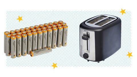 AmazonBasics batteries and toasters.