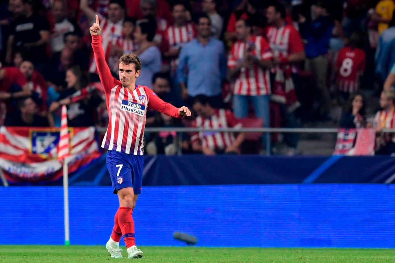 An Antoine Griezmann brace guided Atletico Madrid to a hard-fought victory over Belgian side Club Brugge. The hosts were pegged back in the first half by Arnaut Groeneveld's strike, before Griezmann came to the rescue with his second and Koke added a third late on.