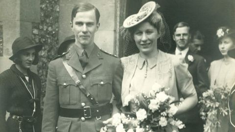 William Frankland at his wedding, before he went off to war.