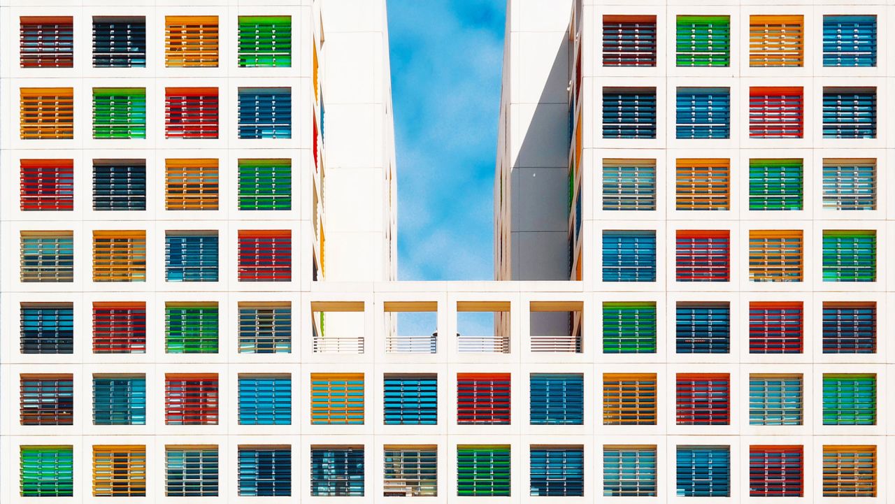 An idealized vision of suburban Istanbul by Turkish photographer Yener Torun