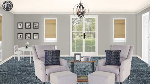 Another rendering from Lee with darker pillows.